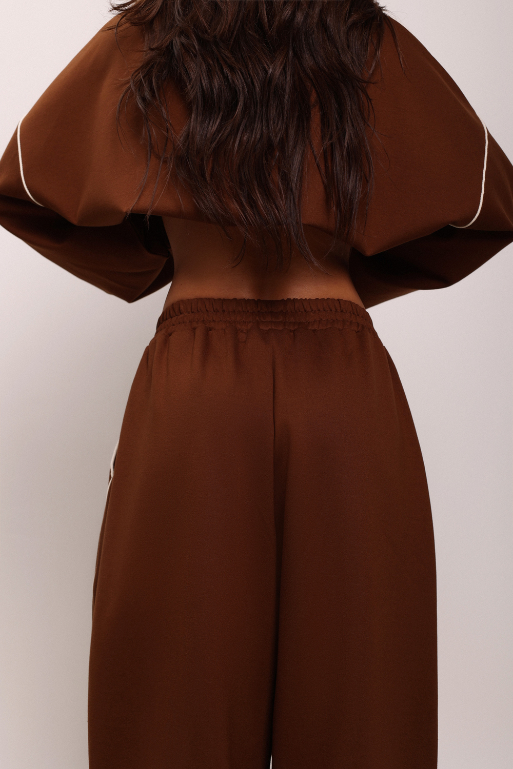 Брюки бананы из джерси