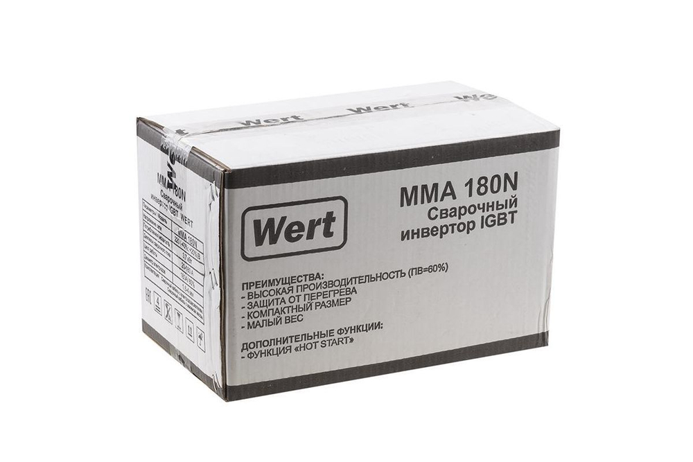 Сварочный инвертор WERT MMA 180N 20-180А