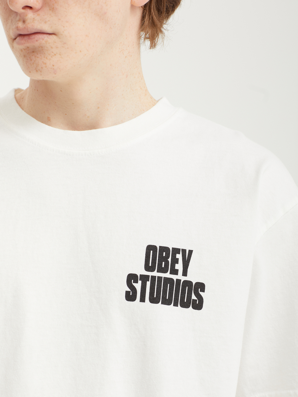 Мужская Футболка Obey Stamped