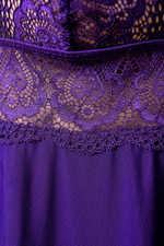 Комбинация и стринги Candy Girl Nevaeh фиолетовые XL