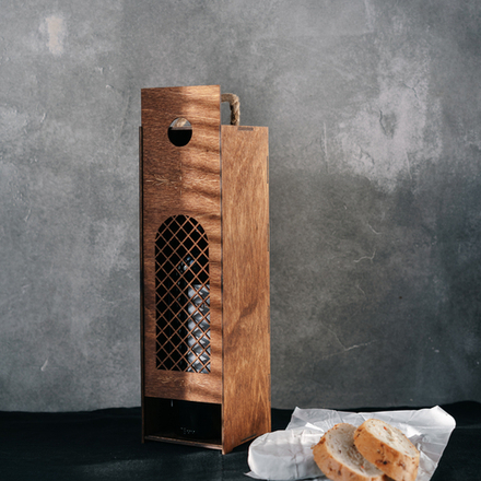 Подарочный короб для бутылки  "VIP" PK2