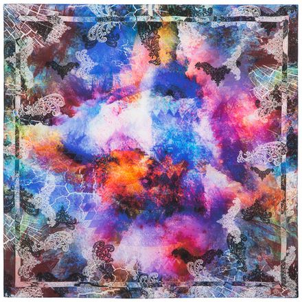 Павловопосадский платок Закат 10093-1