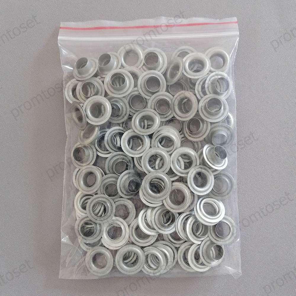 Люверсы оцинкованные 12 мм 100 шт