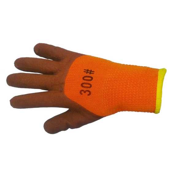 Перчатки акриловые со вспененным латексом 3/4 (до -15 С)