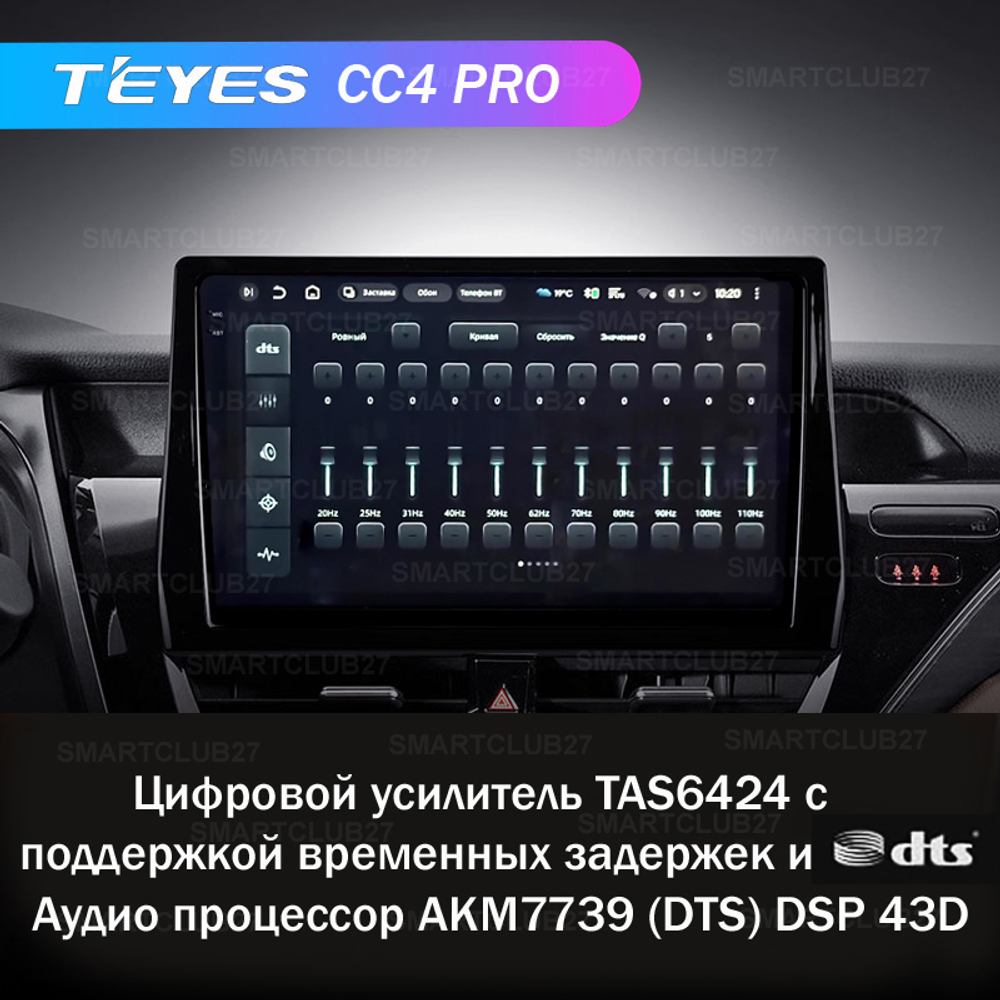 Teyes CC4 Pro 10,2" для Toyota Camry 8 2020-2021