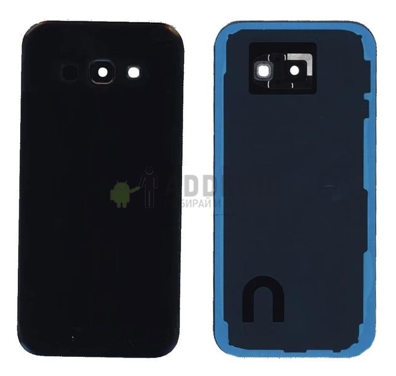 Задняя крышка для Samsung Galaxy A5 SM-A520 (2017) (со стеклом камеры) Black