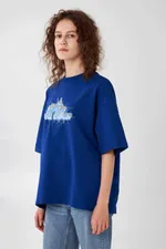 Футболка HELGI INGVARR Боровички Синяя