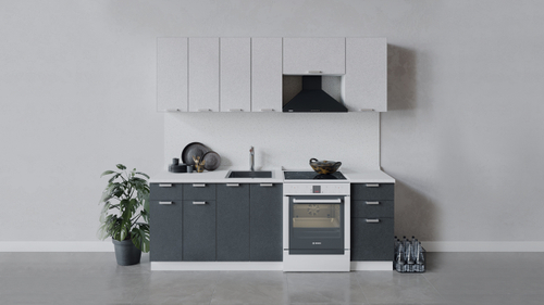 Кухонный гарнитур «Гранита» длиной 220 см