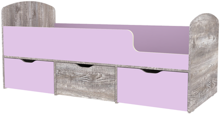 Кровать КарИВи Малыш Мини Бетон Ирис