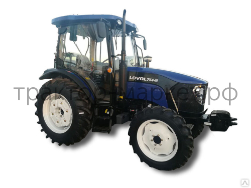 Трактор LOVOL TB-754 G3 с кабиной, 12+12 (реверсивная КПП)