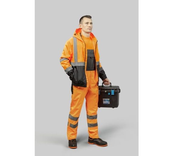 Ботинки рабочие оранжевые BERKEL SRC S1P Högert, арт. HT5K571