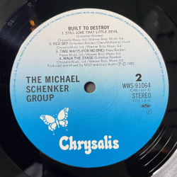 Винтажная виниловая пластинка LP The Michael Schenker Group Built To Destroy (Japan 1983) (No Obi)
