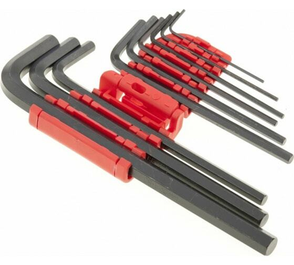 НАБОР КЛЮЧЕЙ ИМБУСОВЫХ MATRIX НЕХ 1,5-10ММ CRV ОКСИДИР УДЛИНЕННЫЕ 9ШТ 11231