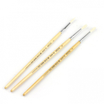 Кисть коза, Alingar, круглая, №5, деревянная ручка, 12шт/уп, европодвес