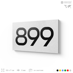 Номер на дверь 899, табличка на дверь для офиса, квартиры, кабинета, аудитории, склада, белая 120х70 мм, Айдентика Технолоджи