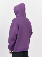 Худи с начесом (темно-фиолетовый)