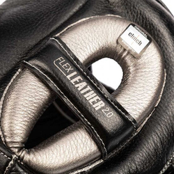 Шлем для единоборств с бампером Clinch Face Guard черно-бронзовый C149