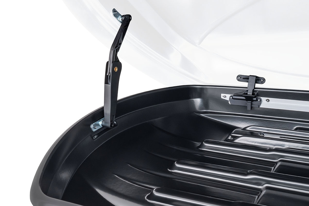 Бокс автомобильный на крышу Pentair COBRA 420L белый глянец, двусторонний