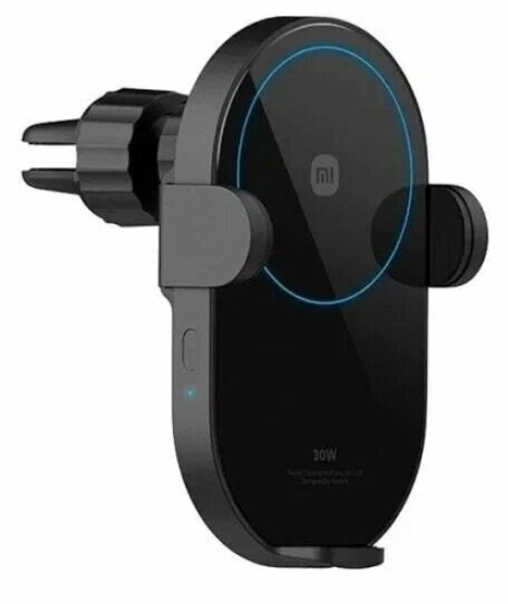 Автомобильный держатель XiaoMi Wireless Car Charger 30W, Чёрный (W03ZM)