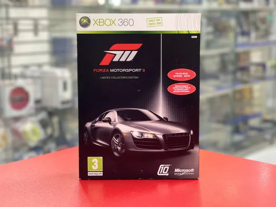 XBOX 360 - Forza Motorsport 3 Limited Collector Edition Б/У (Полностью на русском языке)