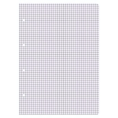 Блок сменный для тетрадей А5 50л. клетка, на кольцах, сиреневый (Альт)