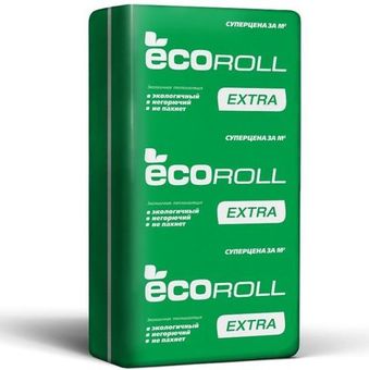 Теплоизоляция EcoRoll Экстра Плита 037 1230х610х50 мм 16 плит в упаковке