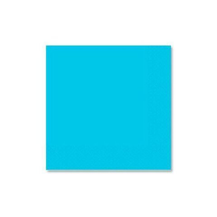 Салфетки голубые Карибы, 33 см, 16 штук