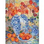 "Оранжевый физалис"-M582 вышивка