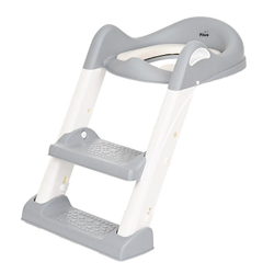 Детское сиденье для унитаза Pituso с лесенкой и ручками 16010 Grey/Серый