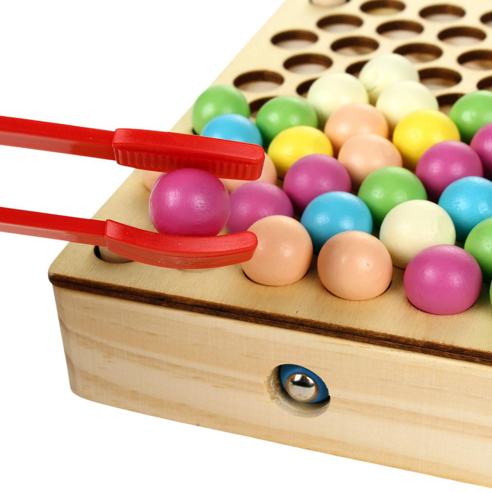 Развивающая игрушка деревянная Рыбалка 9 эл, коробка C-41675