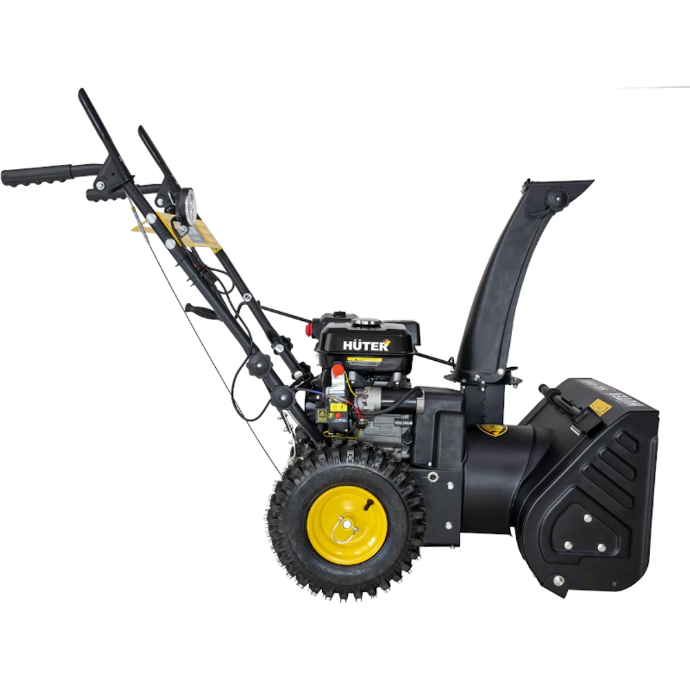 HUTER SGC 4000E снегоуборщик бензиновый 7 л.с, ковш 56 см, выброс 13 м, 4 вперед/2 назад 70/7/14