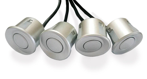 Датчик парктроника 2,5 м серебро 18 мм AVS PS-18