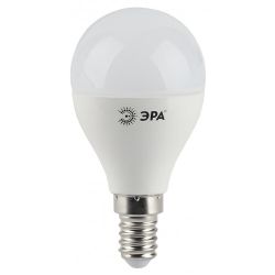 Лампочка светодиодная ЭРА STD LED P45-9W-840-E14 E14 / Е14 9Вт шар нейтральный белый свет