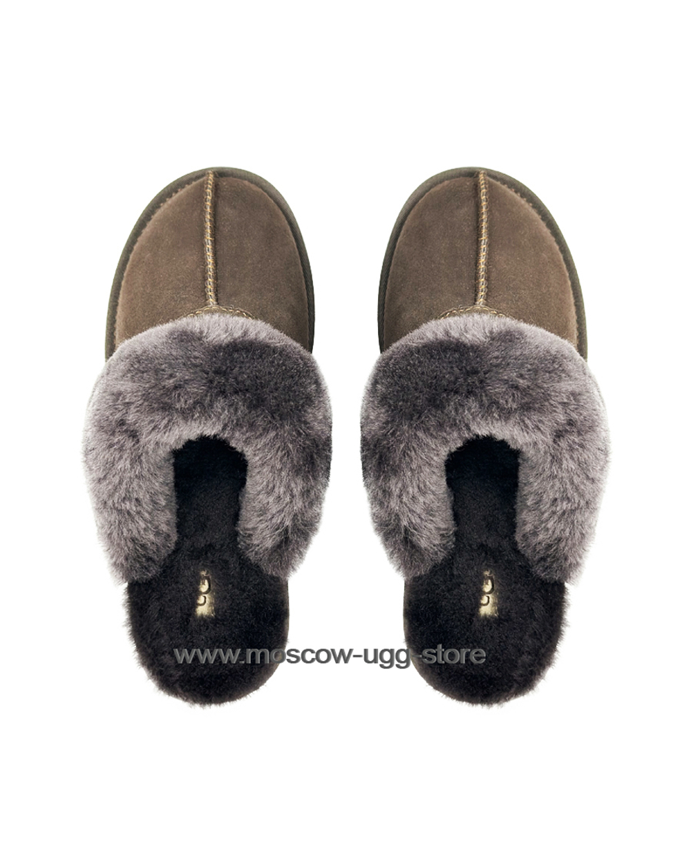MENS SCUFETTE SLIPPERS -chocolate