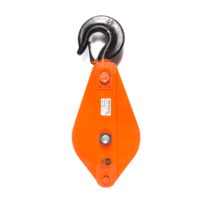 Блок монтажный двухрольный с крюком TOR HQG(L) K2-5,0 т (G)
