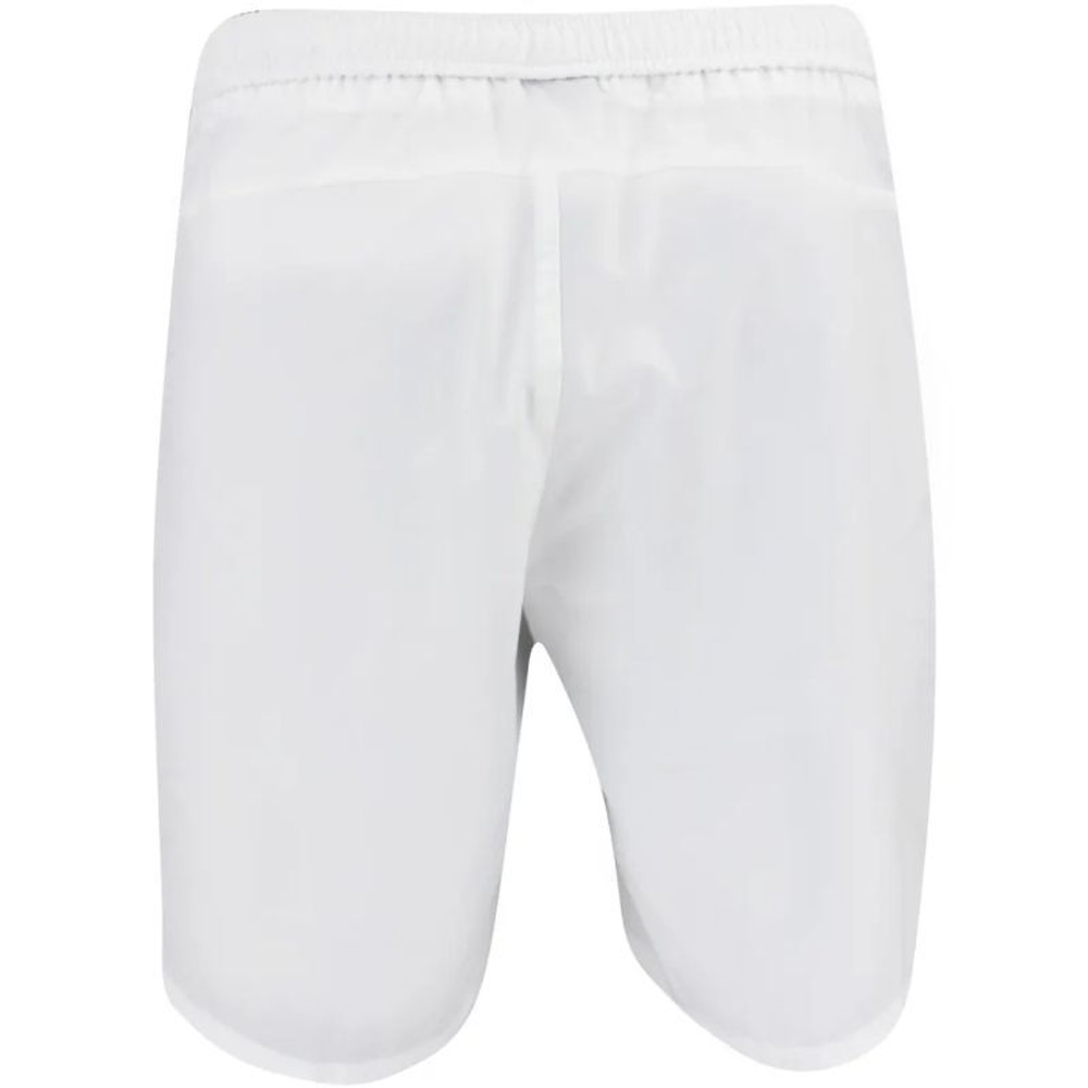 Мужские теннисные шорты BOSS x Matteo Berrettini Stretch-Poplin Shorts with Contrast Logo - white