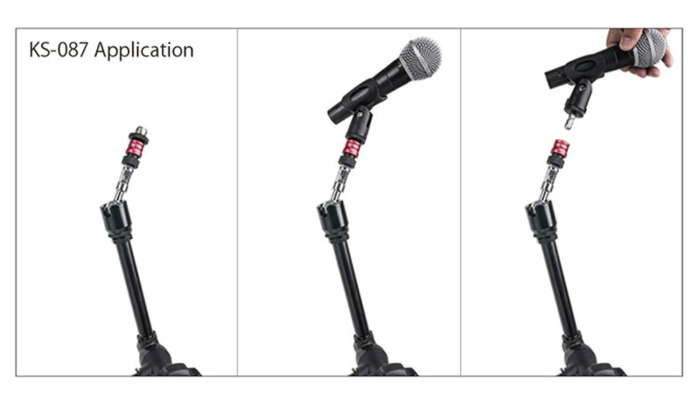 KUPO KS-087 Quick release adapter 5/8"-27 male top mount Адаптер