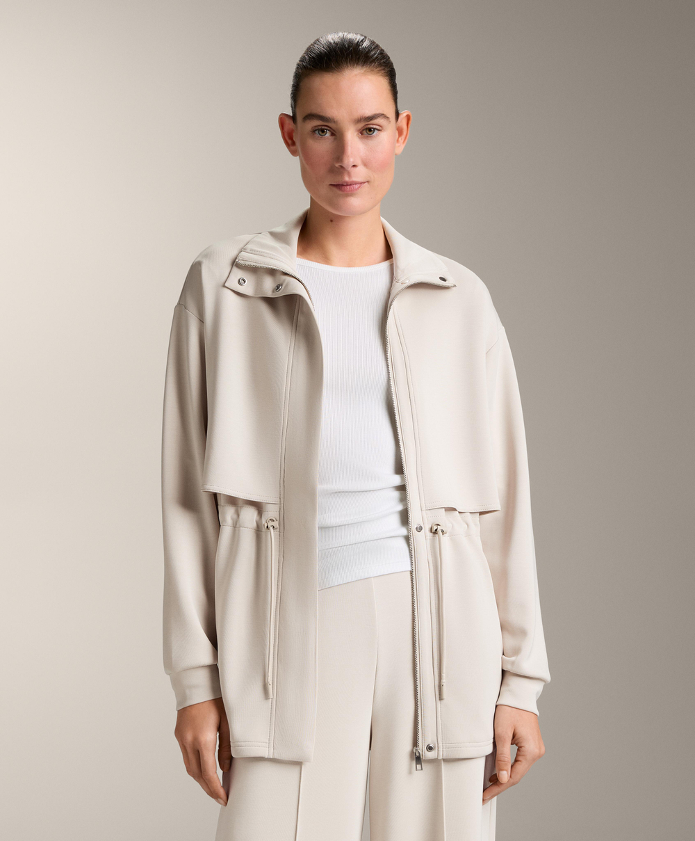 Oysho Длинная мягкая куртка из модала с карманами, норка