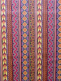 Ткань бязь плательная, рис. " Африканский орнамент", ширина 150 см, арт. 1031