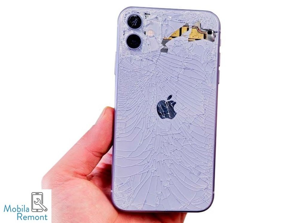 Замена стекла задней крышки на iPhone 11