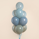 Шар 12" Голубой туман, пастель ретро шаринг