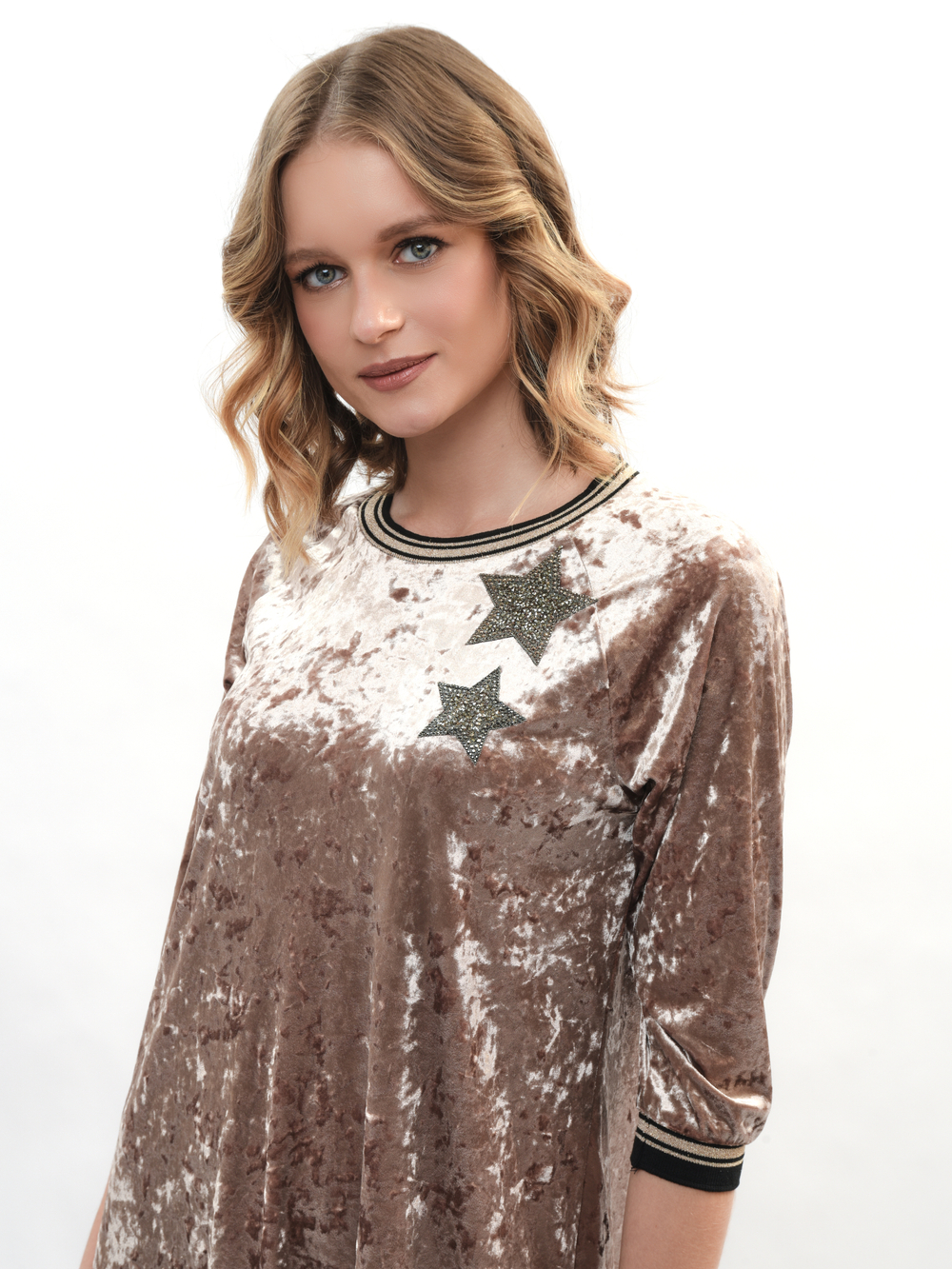 Платье женское бархатное