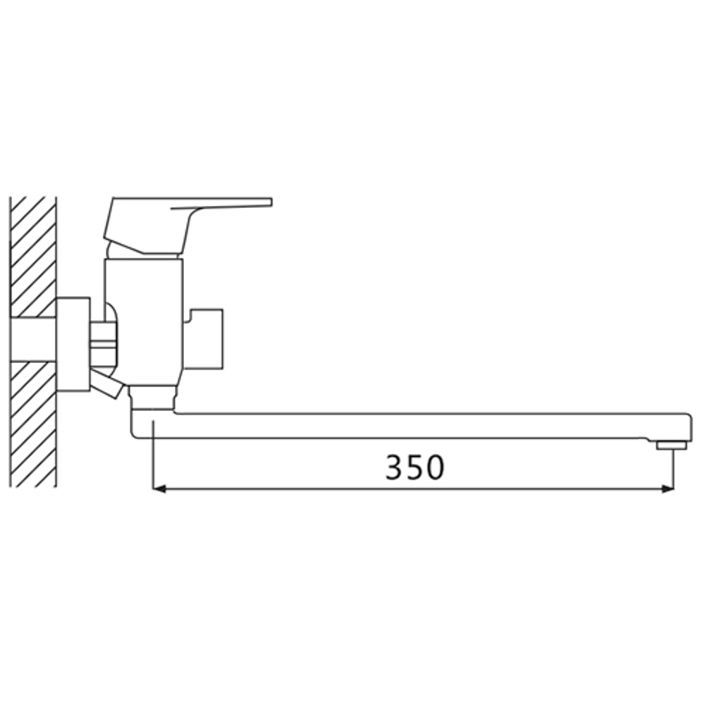 Смеситель для ванны Oute T204 T20423