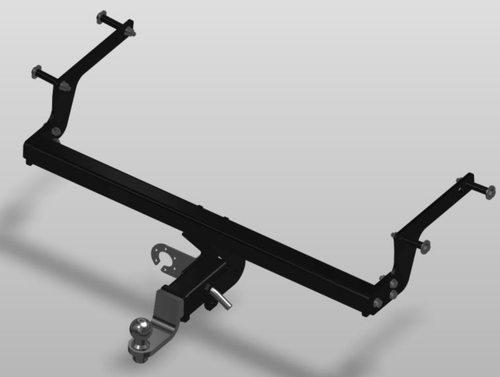 Фаркоп AvtoS для RENAULT DUSTER под квадрат 50х50 (2011-) с универсальной электрикой Smart(блок) и сертификатом в комплекте, арт.(RN 07B+smart)