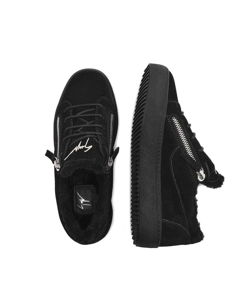 Skórzane кроссовки Giuseppe Zanotti - черный(RU00018)