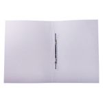 Скоросшиватель Дело, 280г/м2, картон мелованный, белый, Спейс