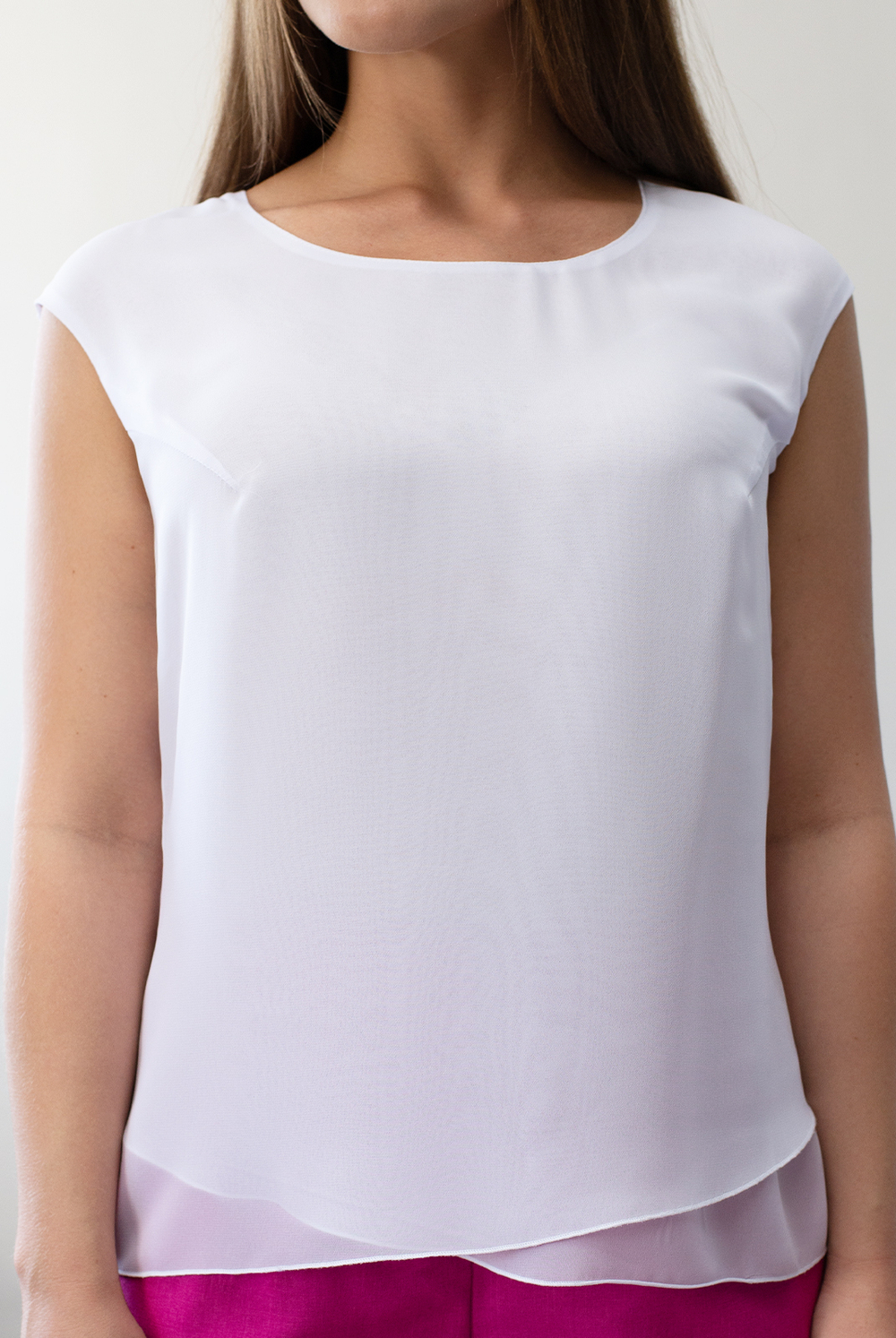 Блузка женская 915зр, белый #284Бел09915зр