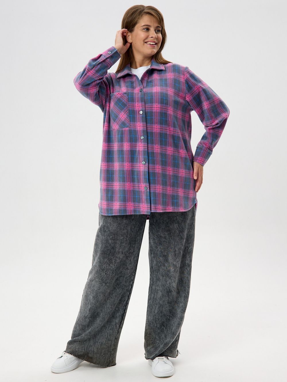 Рубашка Мускат-1 Виотекс СЕРЫЙ