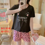 Пижама шорты и футболка B0191