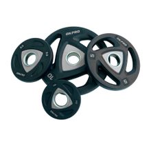 Диск олимпийский полиуретановый 1,25 кг OKPRO серый лого